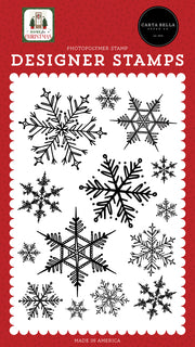 Carta Bella Stamps Snowflake Season