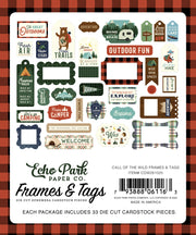 Echo Park Call Of The Wild Frames & Tags