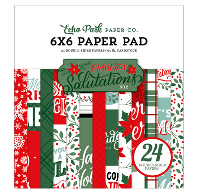 Echo Park Christmas Salutation No. 2 6x6 Paper Pad