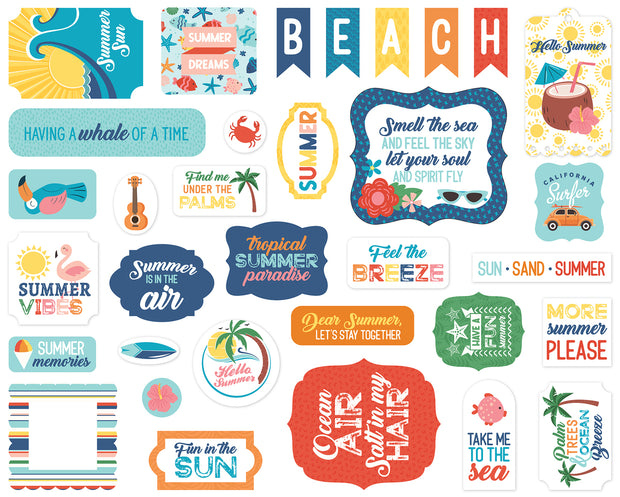 Echo Park Endless Summer Ephemera