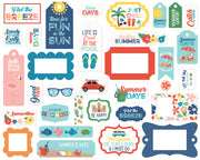 Echo Park Endless Summer Frames & Tags