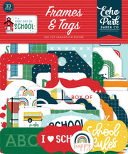 Echo Park First Day Of School Frames & Tags