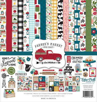 Echo Park Collection Kit 12"X12" Farmer's Market