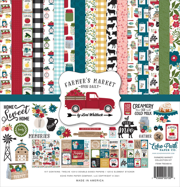 Echo Park Collection Kit 12"X12" Farmer's Market