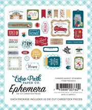 Echo Park Cardstock Ephemera 33/Pkg Icons, Farmer's Market