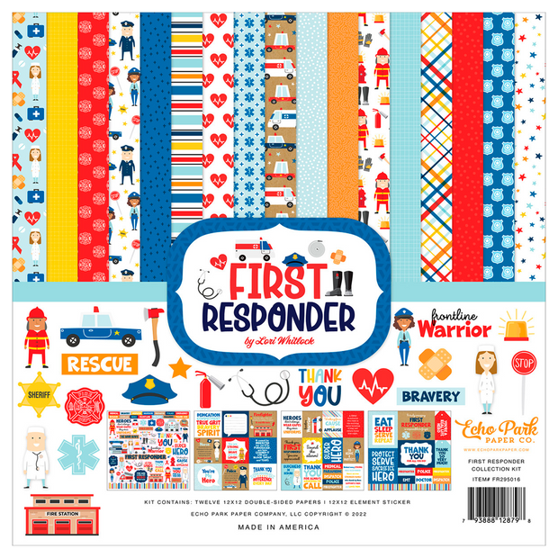 Echo Park First Responder 12x12 Collection Kit