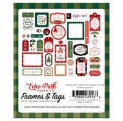 Echo Park Gnome For Christmas Frames and Tags (33 Pieces)