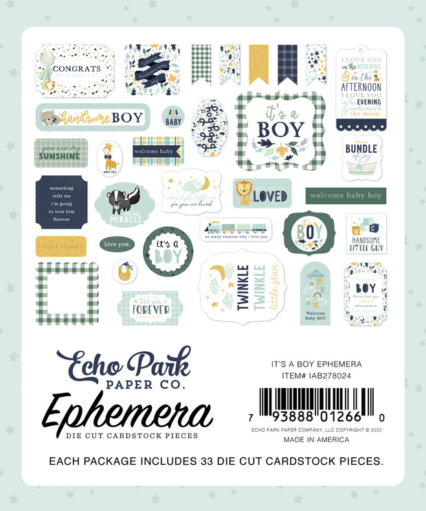 It's a Boy Ephemera
