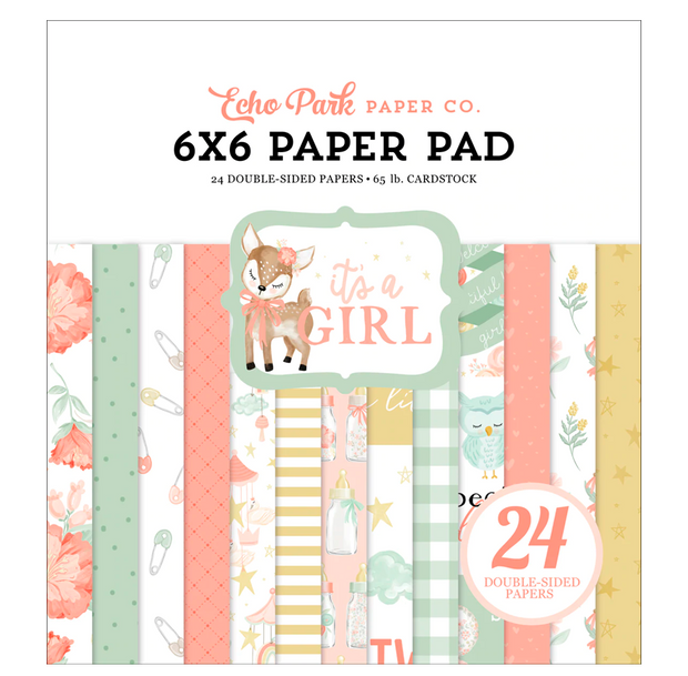 It's a Girl 6x6 Paper Pad