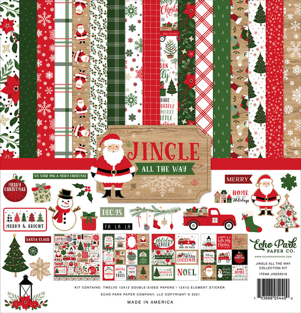 Echo Park Collection Kit 12"X12" Jingle All The Way