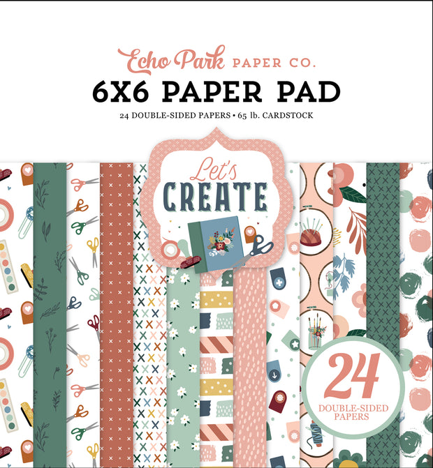 Echo Park Let's Create 6x6 Paper Pad