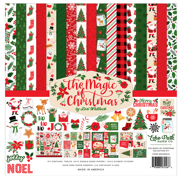 Echo Park The Magic Of Christmas 12x12 Collection Kit