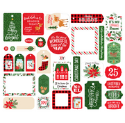 Echo Park The Magic Of Christmas Frames & Tags (33 Pieces)