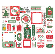 Echo Park Santa Claus Frames & Tags (33 Pieces)