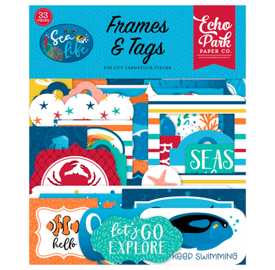 Echo Park Sea Life Frames & Tags