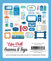 Echo Park Sea Life Frames & Tags