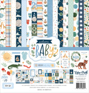 Echo Park Collection Kit 12"X12" Welcome Baby Boy