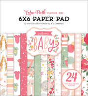 Echo Park Double-Sided Paper Pad 6"X6" 24/Pkg Welcome Baby Girl