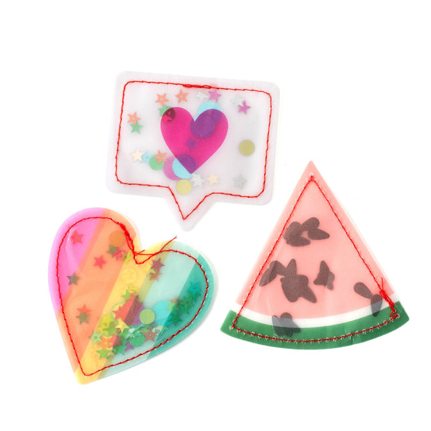 Damask Love Life's a Party Ephemera Vellum Confetti Shapes Stitching & Foil (5 Piece)