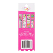 Damask Love Life's a Party Mini Sticker Book Transparent Holographic (8 Sheets)