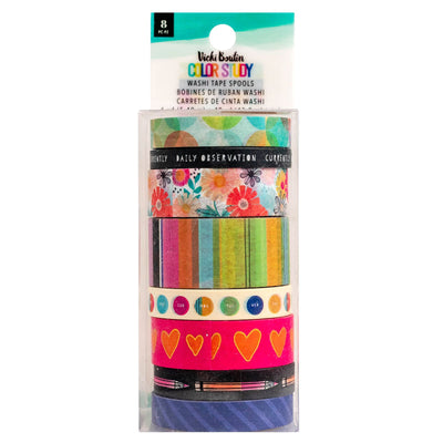 Vicki Boutin Color Study Washi Tape 8/Pkg