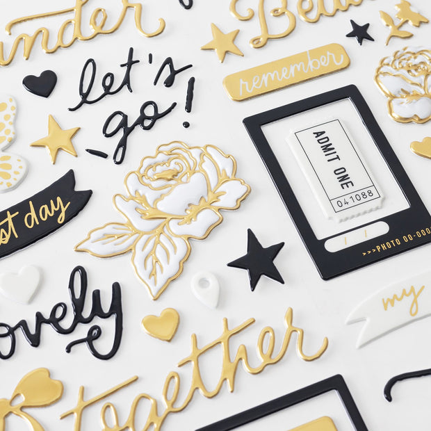 Maggie Holmes Round Trip Wander Phrase Gold Foil (66 Piece)