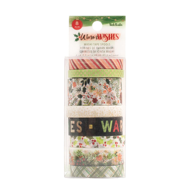 Vicki Boutin Warm Wishes Washi Tape Champagne Gold Foil (8 Piece)