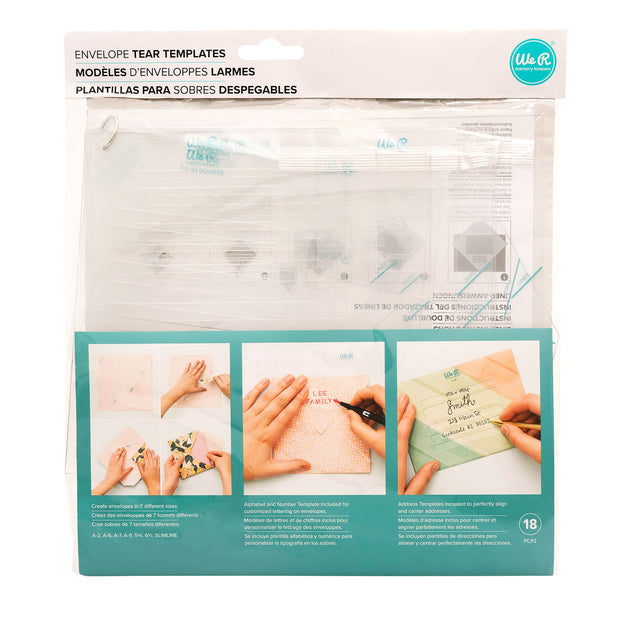 We R Memory Keepers Envelope Tear Guides (18 Piece)