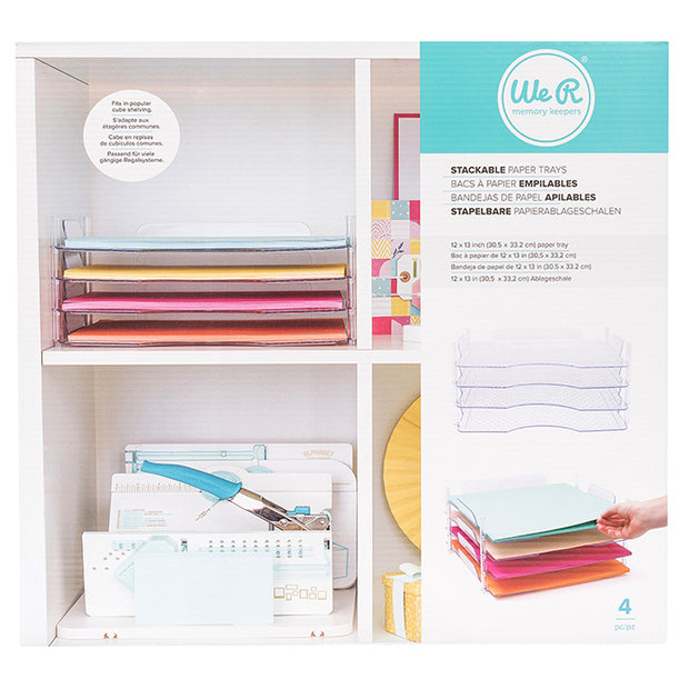 We R Memory Keepers Storage Stackable Paper Trays