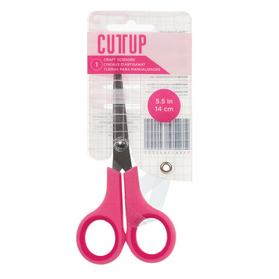Cutup Fine Tip Craft Scissors 5.5" Pink