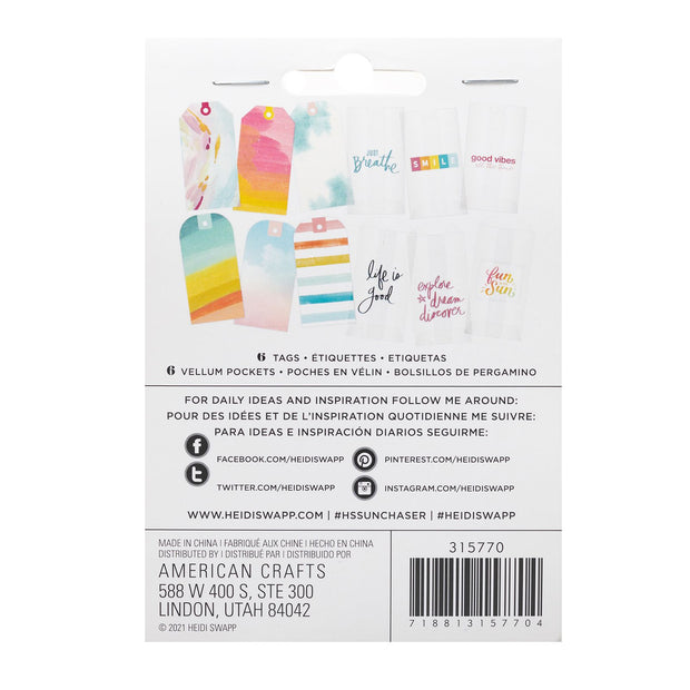 Heidi Swapp Sun Chaser Tag Set (12 Piece)