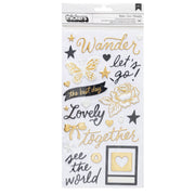 Maggie Holmes Round Trip Wander Phrase Gold Foil (66 Piece)