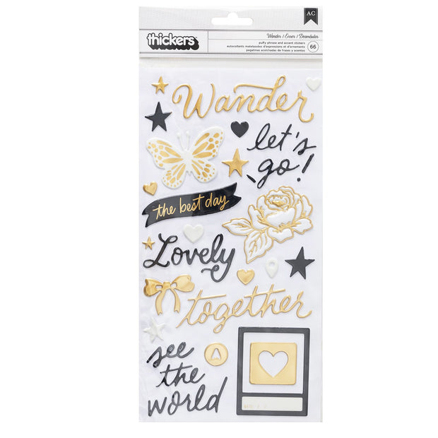 Maggie Holmes Round Trip Wander Phrase Gold Foil (66 Piece)
