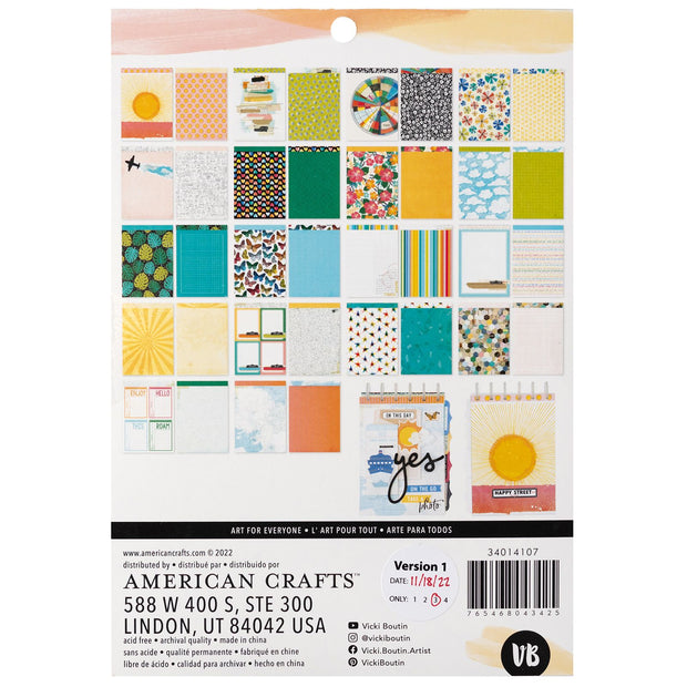 Vicki Boutin Where To Next 6x8 Double Sided Paper Pad (36 Sheets)