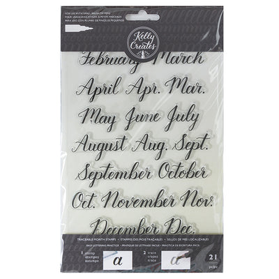 Kelly Creates Traceable Months (21 Piece)