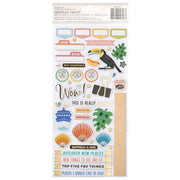 Vicki Boutin Where to Next Happy Life Chipboard (88 Piece)