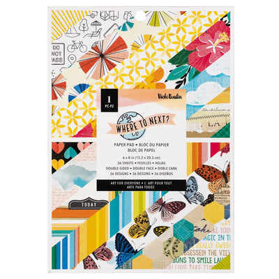 Vicki Boutin Where To Next 6x8 Double Sided Paper Pad (36 Sheets)