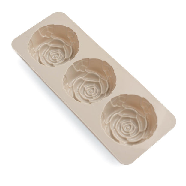 SUDS Soap Maker Mold Rose, 3 Cavity