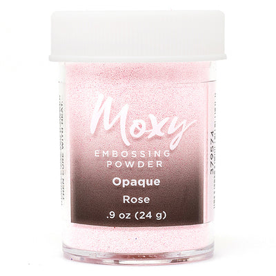 Moxy Embossing Powder Glitter Opaque Rose 6 oz.