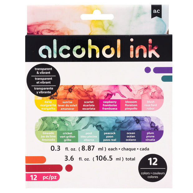 American Crafts Alcohol Ink Value Pack .30 Oz (12 Piece)