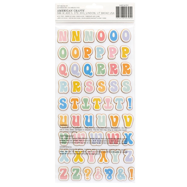 Jen Hadfield Flower Child Thickers Alphabet (146 Piece)