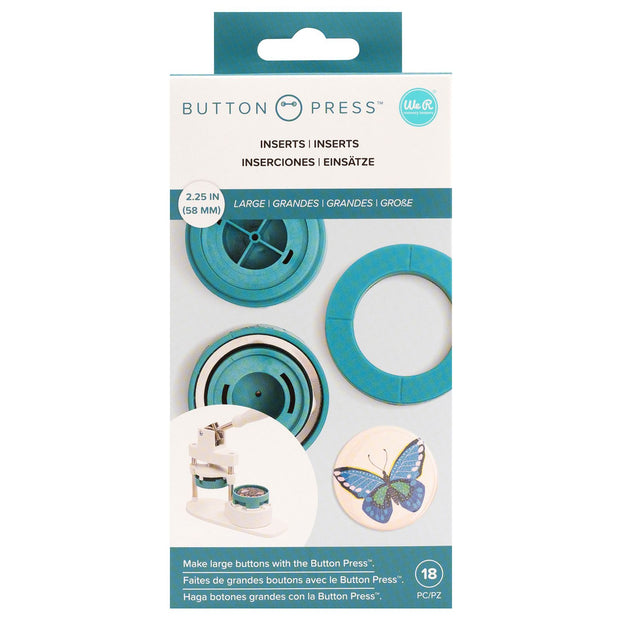 We R Memory Keepers Button Press Inserts Large (58mm)