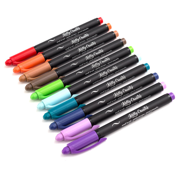 Kelly Creates Small Brushes Pen Multicolor (10 Pieces)