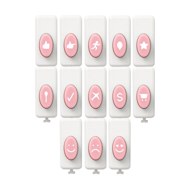 We R Memory Keepers Word Punch Board Punches Planner Icons