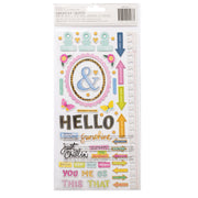 Vicki Boutin Sweet Rush Thickers Phrase & Icon Holographic Gold Foil (107 Piece)