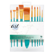 Art Supply Basics Paint Brushes (10 Piece)