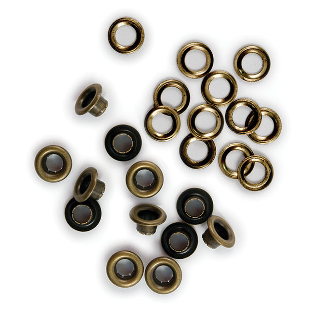 We R Eyelets and Washer 70/Pkg Brass