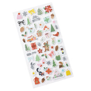 AC Crate Paper Mittens & Mistletoe Puffy Stickers (58 Pieces)