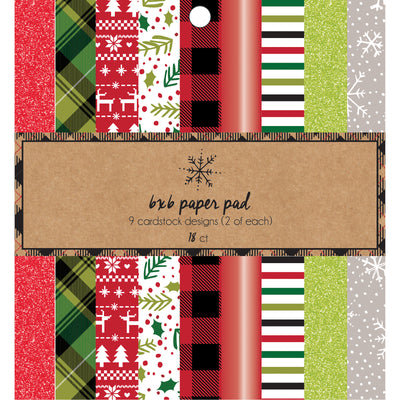American Crafts 6x6 Christmas Paper Pad