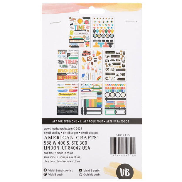 AC Vicki Boutin Where to Next Sticker Book (238 Piece)